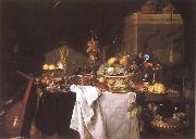 Jan Davidz de Heem Still-life with Dessert oil on canvas